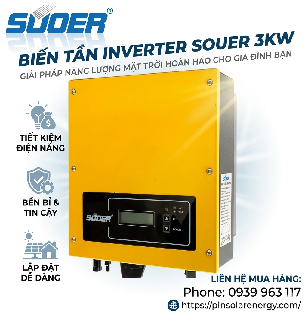 Biến tần Inverter Souer SOG-3KW-SM-3kW