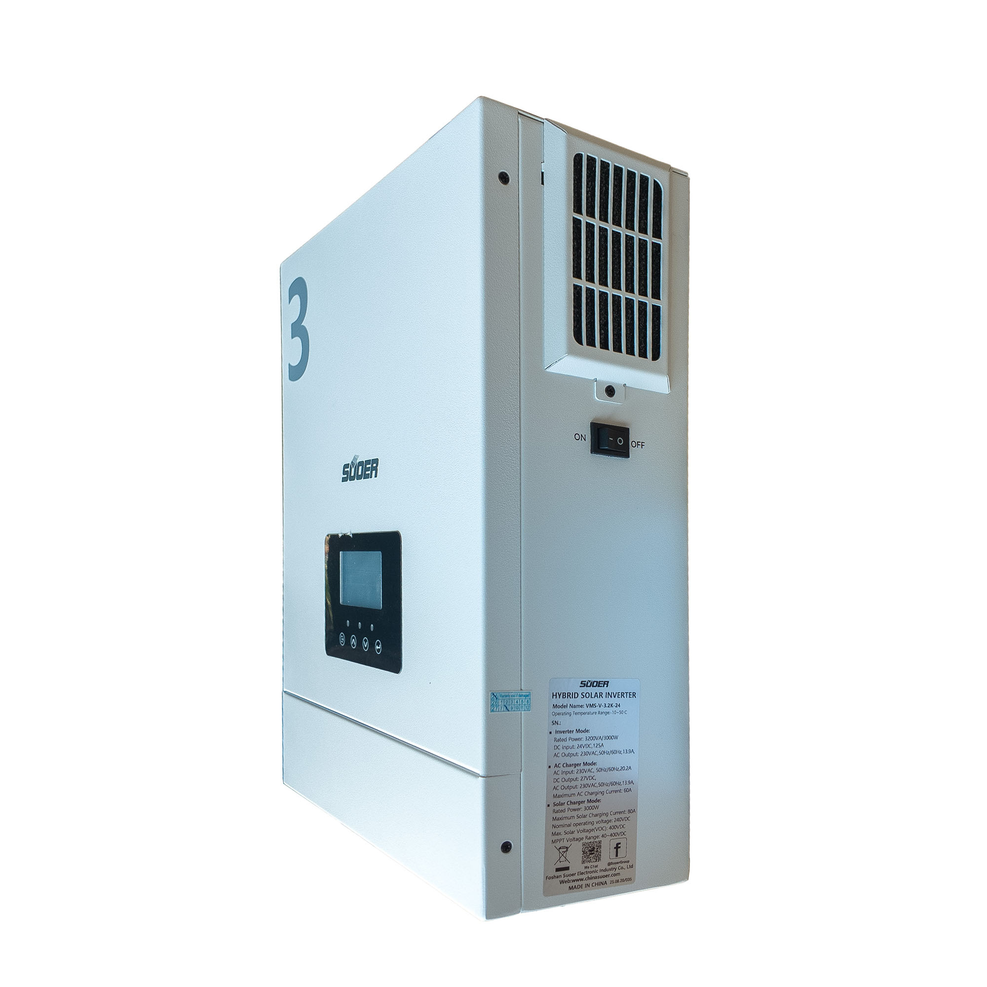 Biến tần Inverter Souer Hybrid VMS-V-3.2k-24V-3.2kW - Ảnh 3