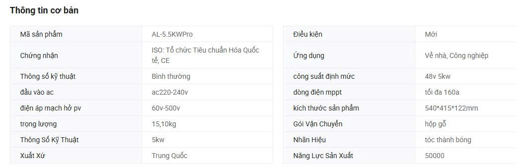 Biến tần Inverter Alishine AI-485500pro-5kW - Ảnh 2