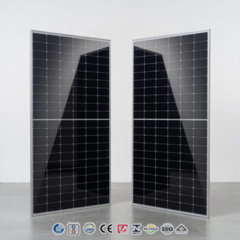 Tấm pin năng lượng mặt trời ASIA ENERGY 182 Mono-Bifacial 620W-Khung bạc